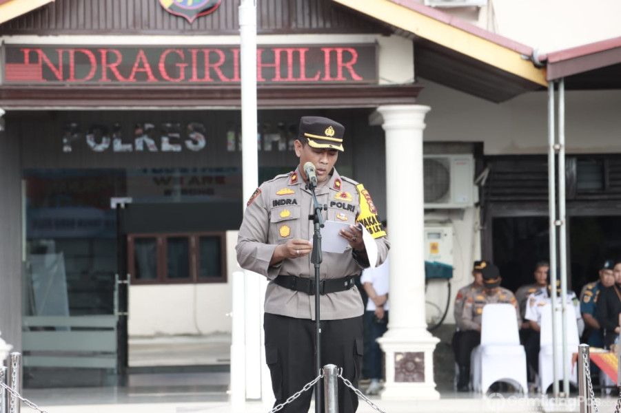 Polres Inhil Gelar Pasukan Operasi Lilin Lancang Kuning