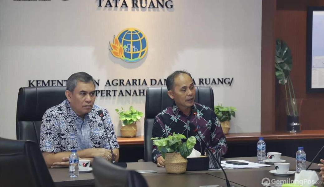 Pj Bupati Herman koordinasi ke Kementerian Agraria dan Tata Ruang/BPN Agar RTRW Inhil Dipercepat