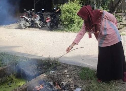 Dicanangkan Pj Bupati Inhil, Puskesmas Sungai Piring Rutin Laksanakan Gerakan Kamis Bersih