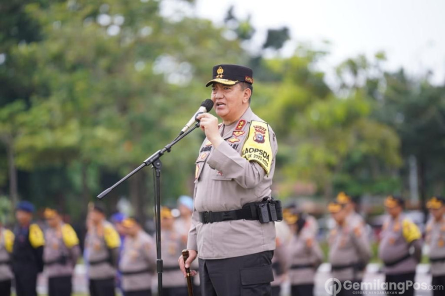 Pimpin Apel Kesiapan Pengamanan, Irjen Iqbal : Polda Riau Siap Amankan Proses Pemilu Termasuk Tahapan Kampanye