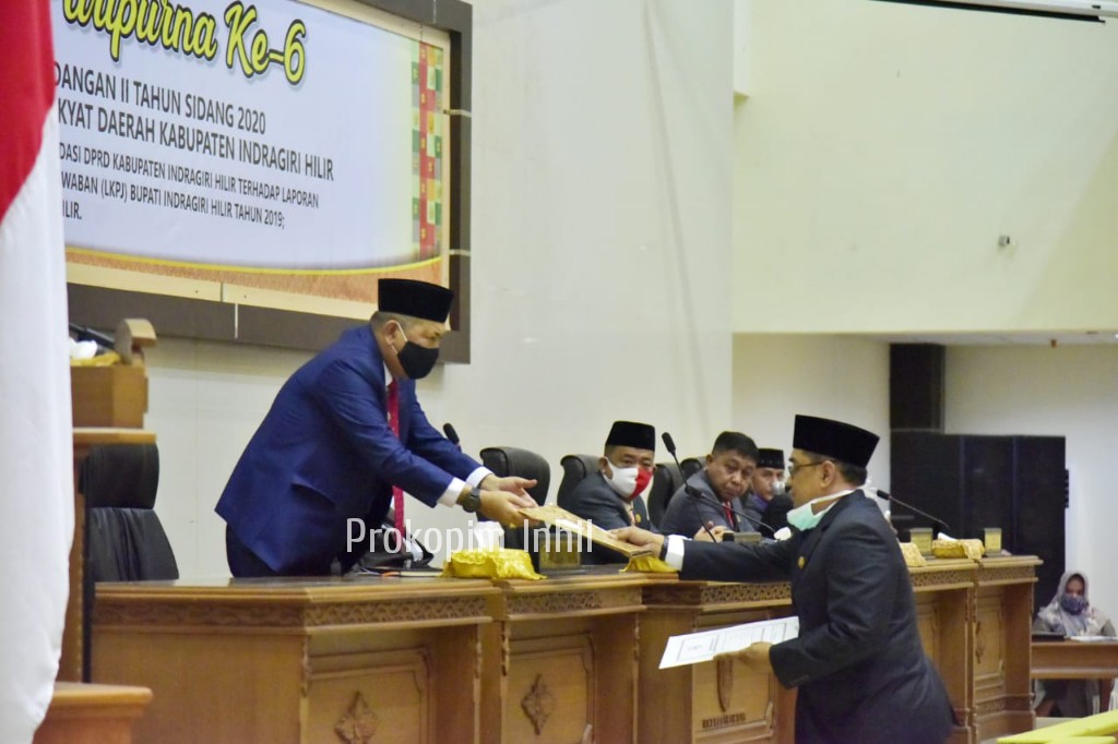  Wabup H.Syamsuddin Uti Bacakan Laporan Keterangan LKPJ TH 2019