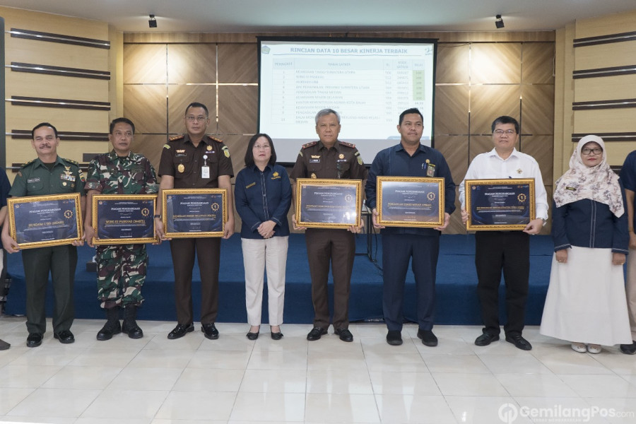 Kejati Sumut Peringkat I Kinerja Terbaik Semester I/2024*