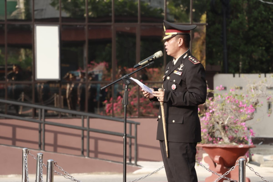 Polres Inhil Gelar Upacara Sumpah Pemuda ke-95