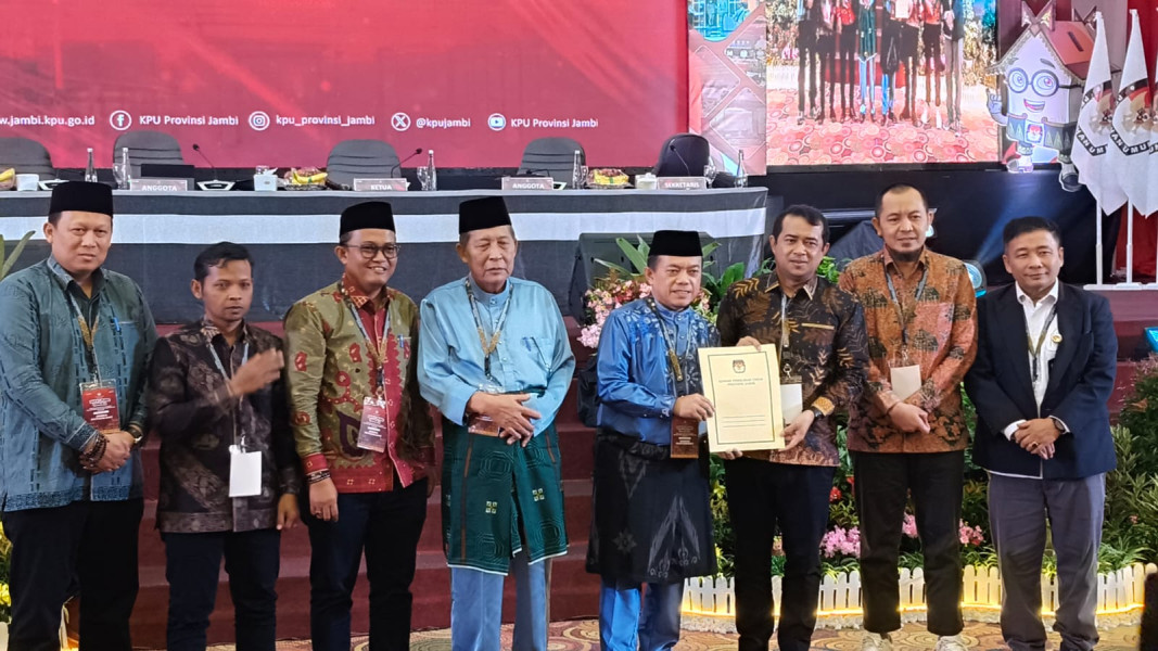 Penetapan KPU, Al Haris Tegaskan Pentingnya Kolaborasi untuk Pembangunan Jambi