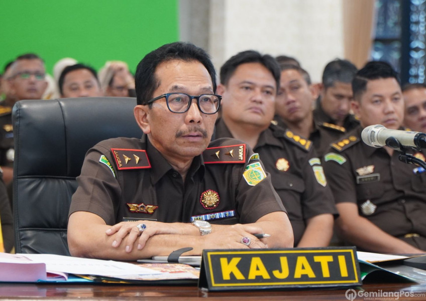 Kajati Riau Mengikuti Kegiatan Kunker Virtual Jaksa Agung Republik Indonesia