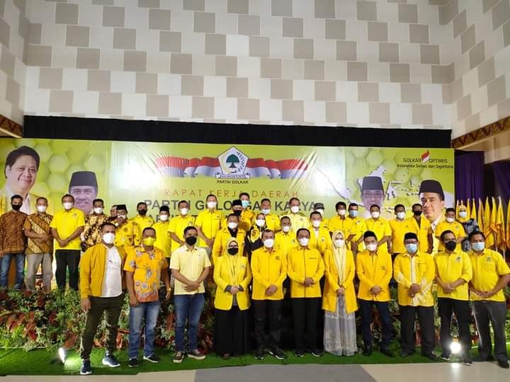 Rakerda Dibuka Syamsuar,  Ferryandi Jadi Calon Tunggal dari Golkar untuk Inhil 