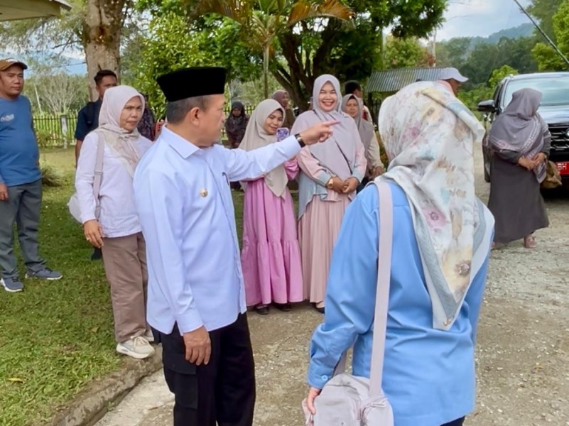 Tinjau SMK PP 3 Kerinci, Gubernu A Hari Bangga Sekolah Mandiri yang Gratiskan Biaya Pendidikan