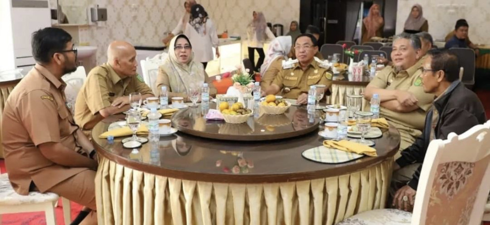 Temu Ramah Bupati Inhil Bersama Tim Inspektorat Riau