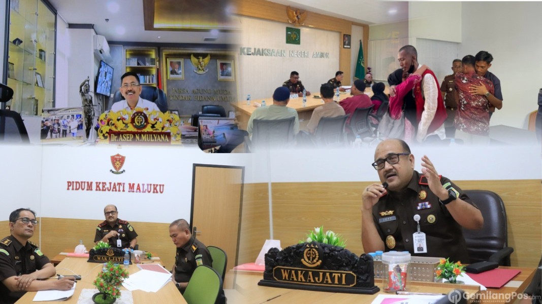 Kasus Pencemaran Nama Baik Dan Penyalahgunaan Narkotika Berhasil Dituntaskan Melalui Keadilan Restoratif Jajaran Kejati Maluku