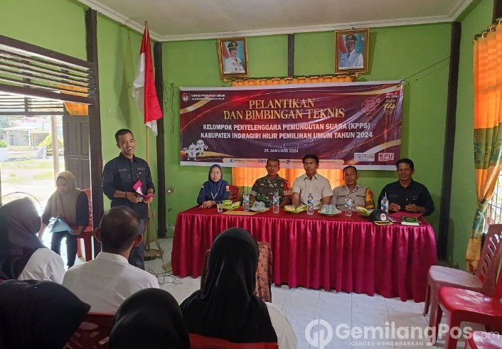 KPPS Desa Limau Manis Dilantik & Lakukan Giat Bimtek