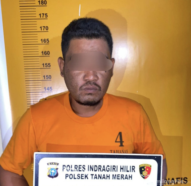 Pengedar Sabu di Kuala Enok Berusaha Buang BB Saat Diamankan