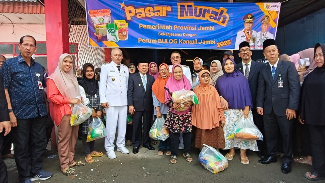 Pemprov Jambi Gelar Pasar Murah, 1.700 Paket Sembako Disiapkan untuk Warga Kerinci dan Sungai Penuh