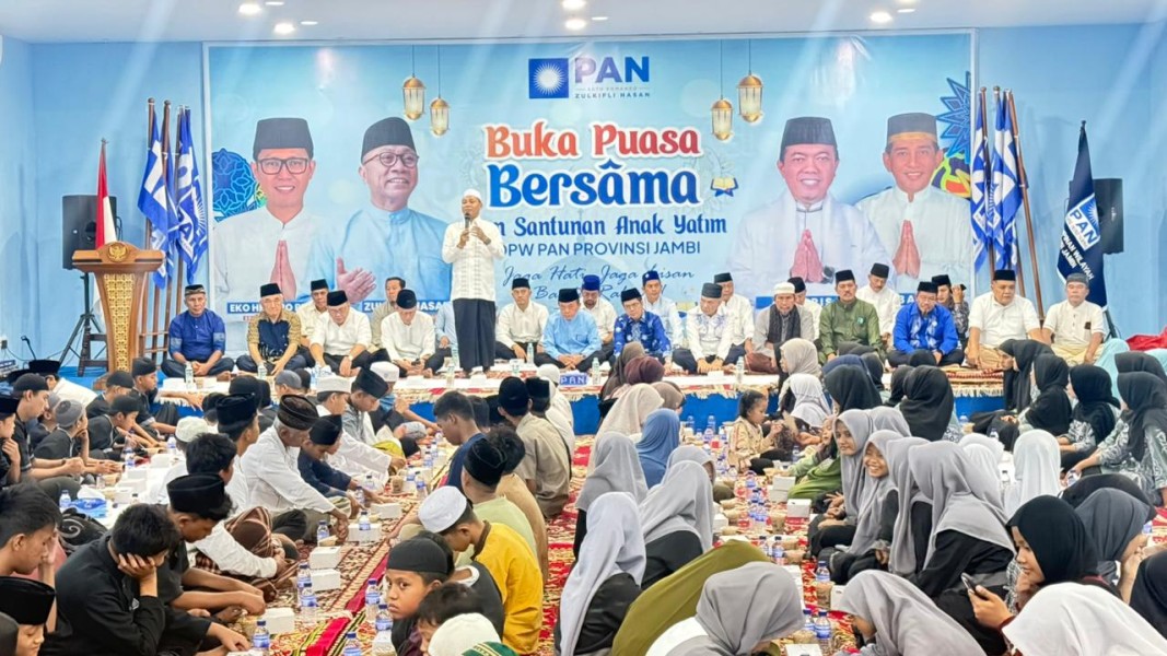 DPW PAN Jambi Gelar Buka Puasa Bersama dan Berikan Santunan untuk Anak Yatim