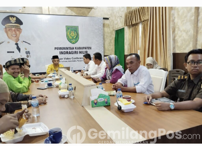Pj Bupati Inhil Pimpin Rakor Pengendalian Inflasi Daerah