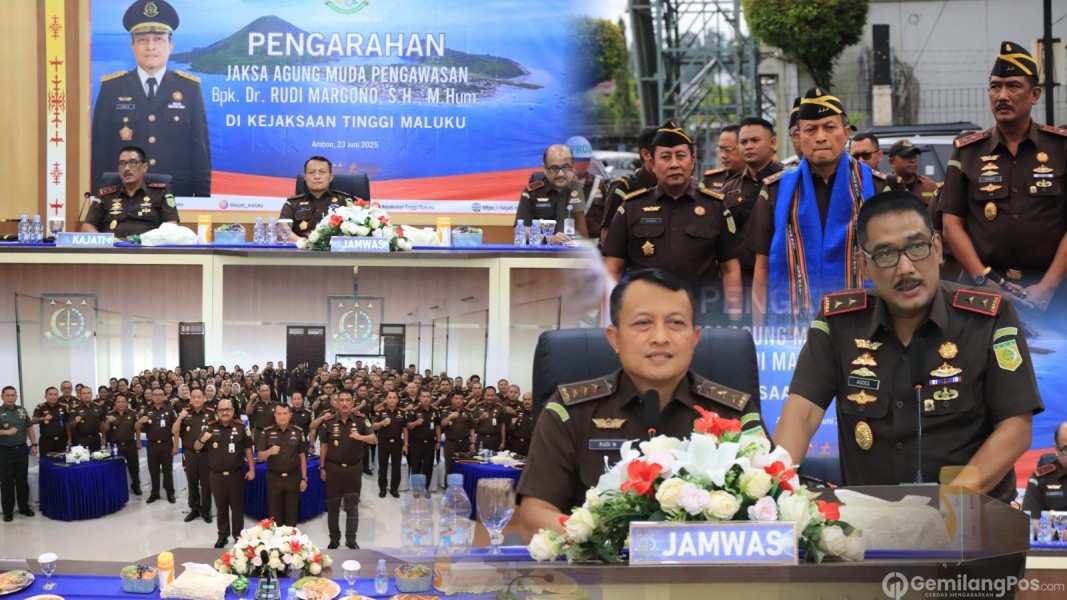 Kejaksaan Maluku Sambut Kunjungan Inspeksi Pimpinan Jamwas Kejagung RI