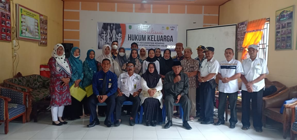 DP2KBP3A Inhil Sosialisasikan Hukum Keluarga di Kecamatan Kempas