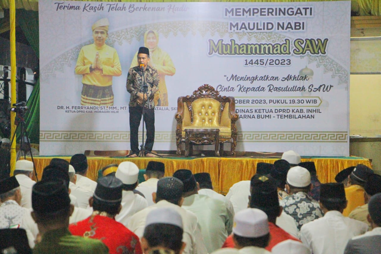 DR H Ferryandi Gelar Peringatan Maulid Nabi Muhammad SAW 1445 H