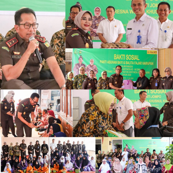 Sambut HBA Ke- 64 dan HUT IAD ke- XXIV Tahun 2024, Kejati Riau & IAD Riau Gelar Anjangsana dan Bakti Sosial