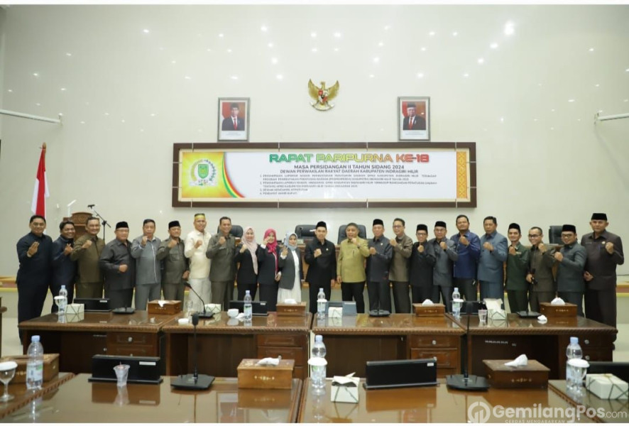 DPRD Inhil Gelar Rapat Paripurna Ke-18 Tahun 2024
