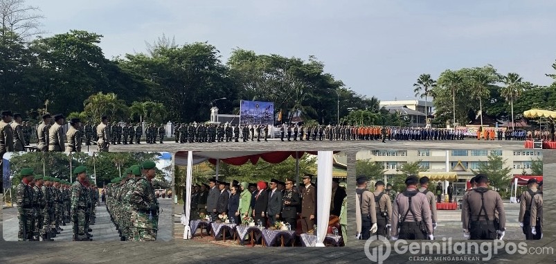 Kodim 0314/Inhil Gelar Upacara HUT TNI ke-80