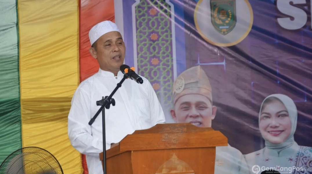 Sambut Muharram, Bershalawat Akbar Bersama Masyarakat  Desa Lahang Baru