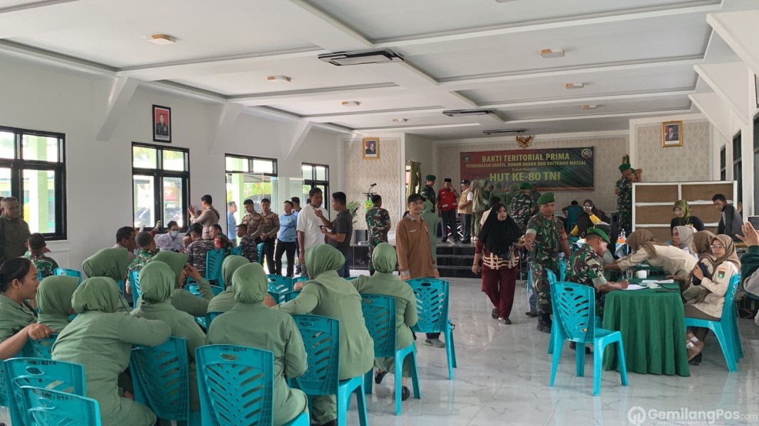 Rangka HUT TNI ke-80, Kodim 0314/Inhil Gelar Bakti Teritorial Prima