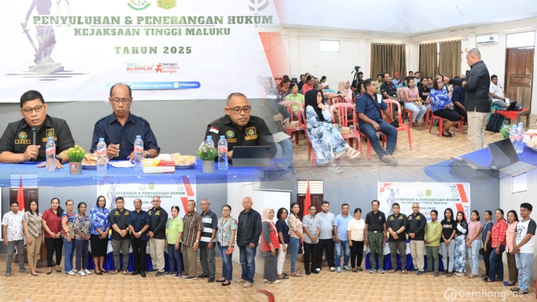 Kejati Maluku Gelar Penerangan Hukum Di Negeri Hative Kecil, Cegah Penyalahgunaan Keuangan Desa