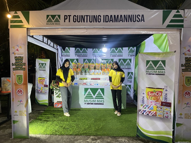 PT GIN Tampilkan Produk Unggulan di UMKM Expo & Pameran Ekraf Inhil 2025