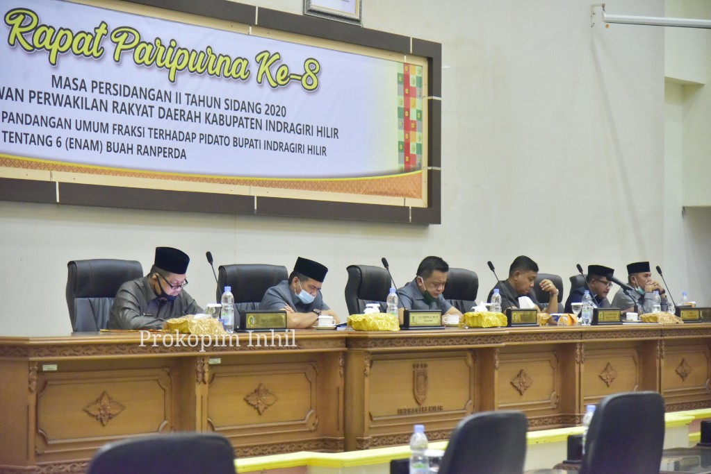 Wabup H.Syamsuddin Uti Hadiri Rapat Paripurna Penyampaian Pandangan Umum Fraksi
