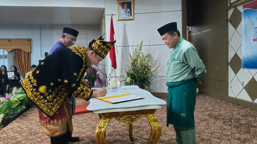 Al Haris di Sertijab Bupati Merangin: Syukur dan Khafid Moein Siap Membangun Daerah