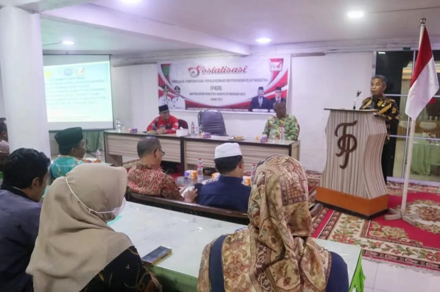 Bupati Inhil Hadiri Sosialisasi P4GN dan PN di Inhil
