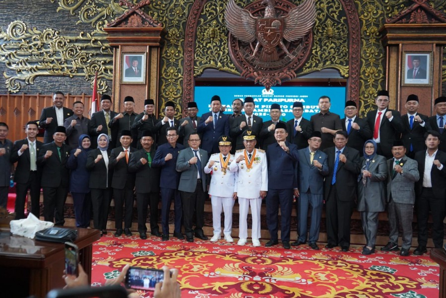 Pidato Perdana Periode II, Gubernur Al Haris Fokus pada Pangan dan Batas Wilayah