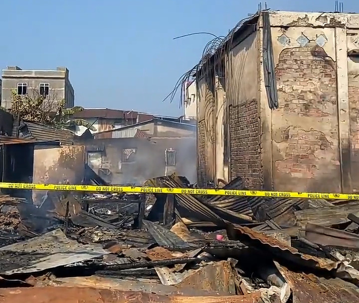 7 Rumah Warga di Tembilahan Hangus Terbakar