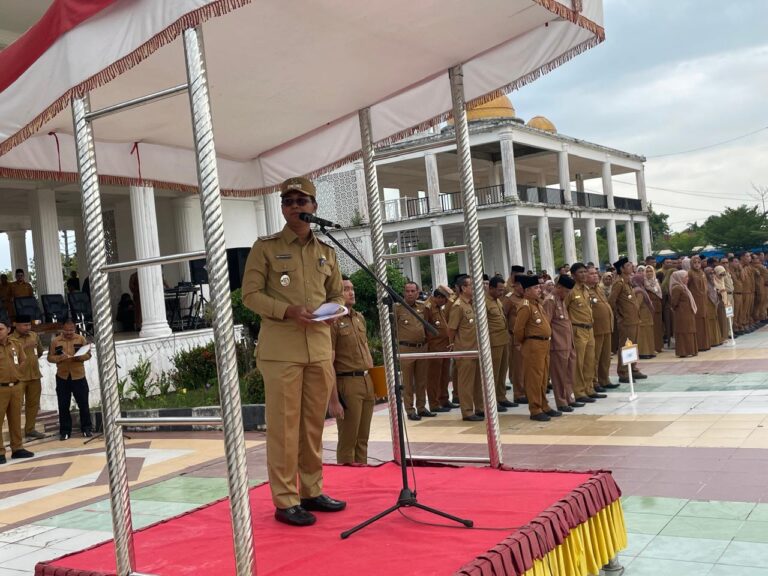 Wabup Rohil Pimpin Apel Perdana Senin 24 Februari 2025