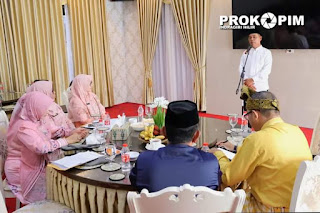 Dipimpin Pj Bupati Inhil, Kadinkes Ikuti Rapat Evaluasi Pengukuran dan Intervensi Serentak Pencegahan Stunting