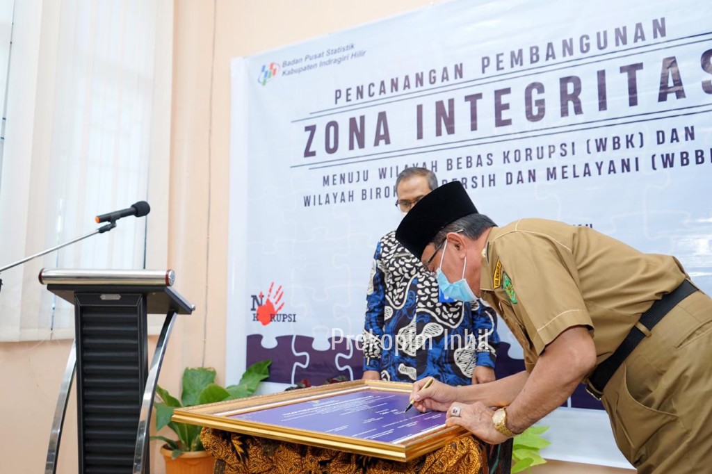 Bupati Canangkan Pembangunan Zona Integritas WBK dan WBBM di Kantor BPS, Setiap Kegiatan Harus Ikuti