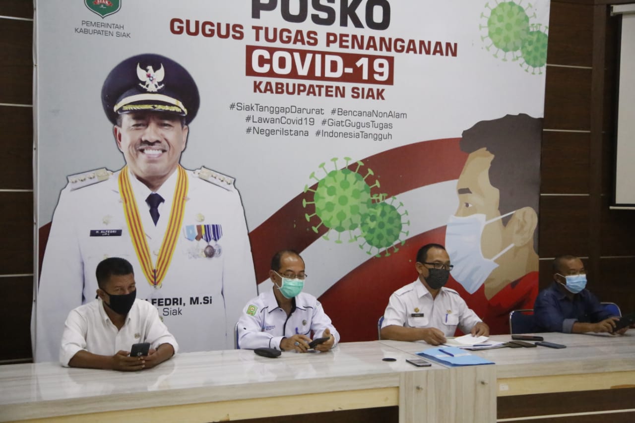 PDP di Siak Tersisa 1 Orang dan Jumlah ODP Menurun