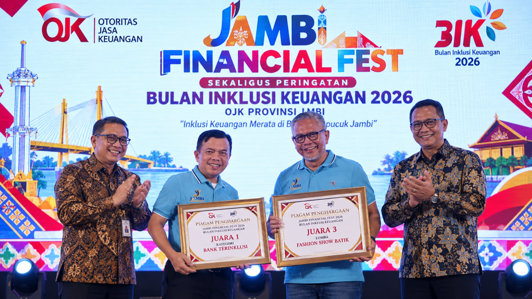 Raih Dua Penghargaan di Jambi Financial Fest 2026, Bank Jambi Mendapat Apresiasi Dari Gubernur Jambi Al Haris