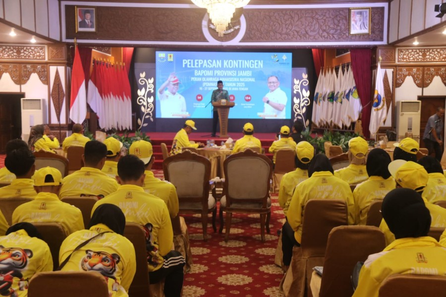 Sekda Sudirman Lepas Kontingen BAPOMI ke POMNAS XIX Jawa Tengah