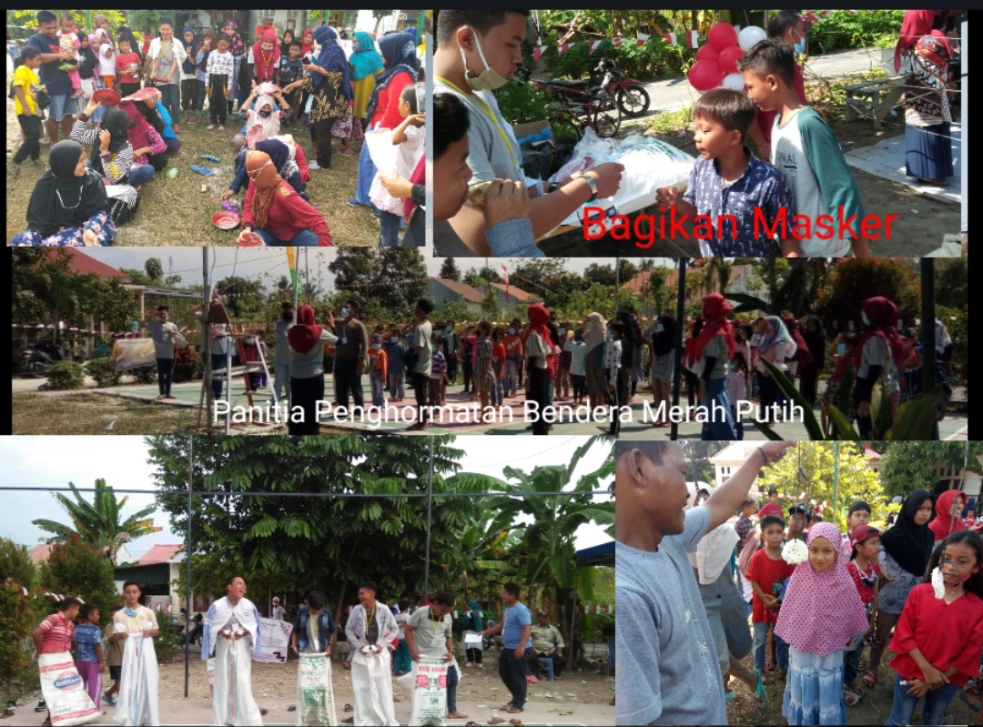 HUT RI ke 75 Tahun 2020, Warga Kelurahan Sialang Rampai Gelar Rangkaian Perlombaan Anak- anak dan De
