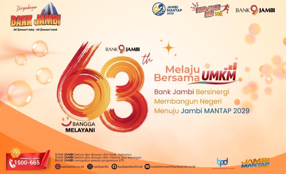 HUT ke-69 Provinsi Jambi dan HUT ke-63 Bank Jambi, Sinergi Keuangan Daerah Kian Menguat