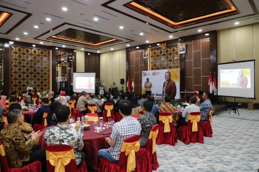 Sekda Inhil Hadiri Ramah Tamah Rangka Perpisahan Kepala OJK Riau