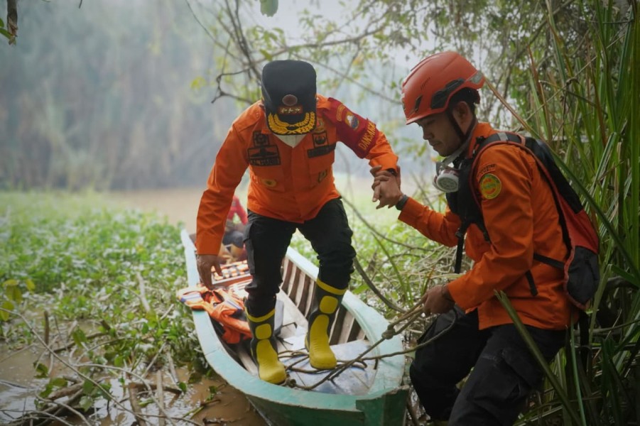 Tinjau Karhutla di TN Berbak Sembilang dan Tahura, Al Haris Apresiasi Perjuangan Petugas