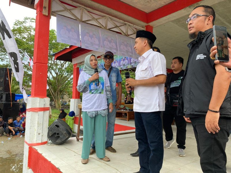 Jika Fermadani Menang, Warga Teluk Pinang Hibahkan Satu Hektar Tanah Untuk Bangun Rumah Sakit
