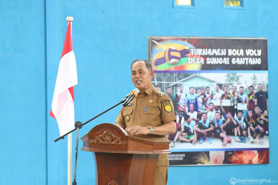 Pj Bupati Inhil Kukuhkan Forum RT RW Dan Lantik Pengurus KONI Kec. Kempas