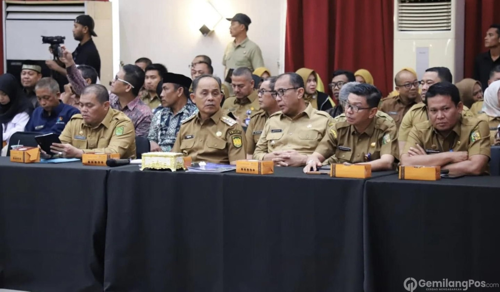 Pj.Bupati Inhil Herman Ikuti Musrembang  RPJPD Provinsi Riau Tahun 2025-2045