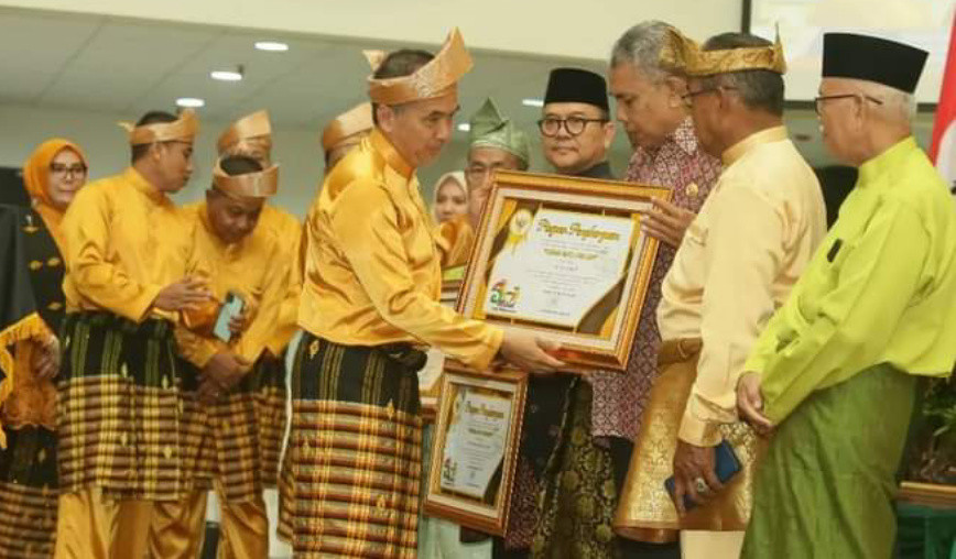 Ketua DPRD Ferryandi Pimpin Rapat Paripurna Istimewa Sempena Milad Inhil