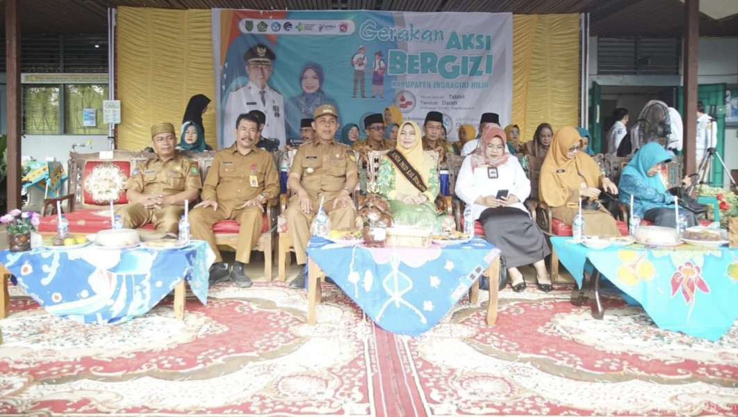 Canangkan Gerakan Aksi Bergizi Di Kab. Inhil, Pj. Bupati Inhil Tekankan Pentingnya Pencegahan Stunting Sedini Mungkin