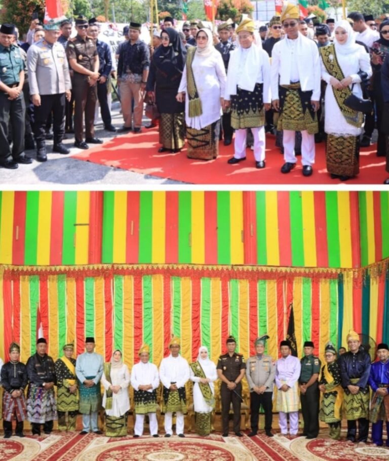 Bupati dan Wabup Rohil Ikuti Prosesi Adat, Rabu 5 Maret 2025