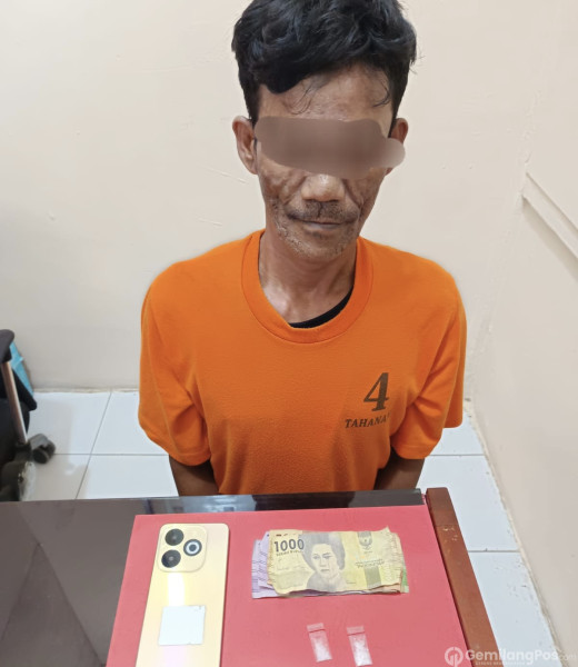 Polisi Tangkap Penjual Sabu di Keritang